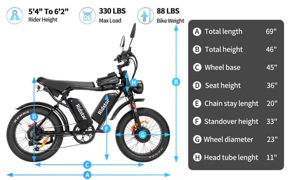 RIDSTAR Q20 PRO/PLUS DUAL BATTERY