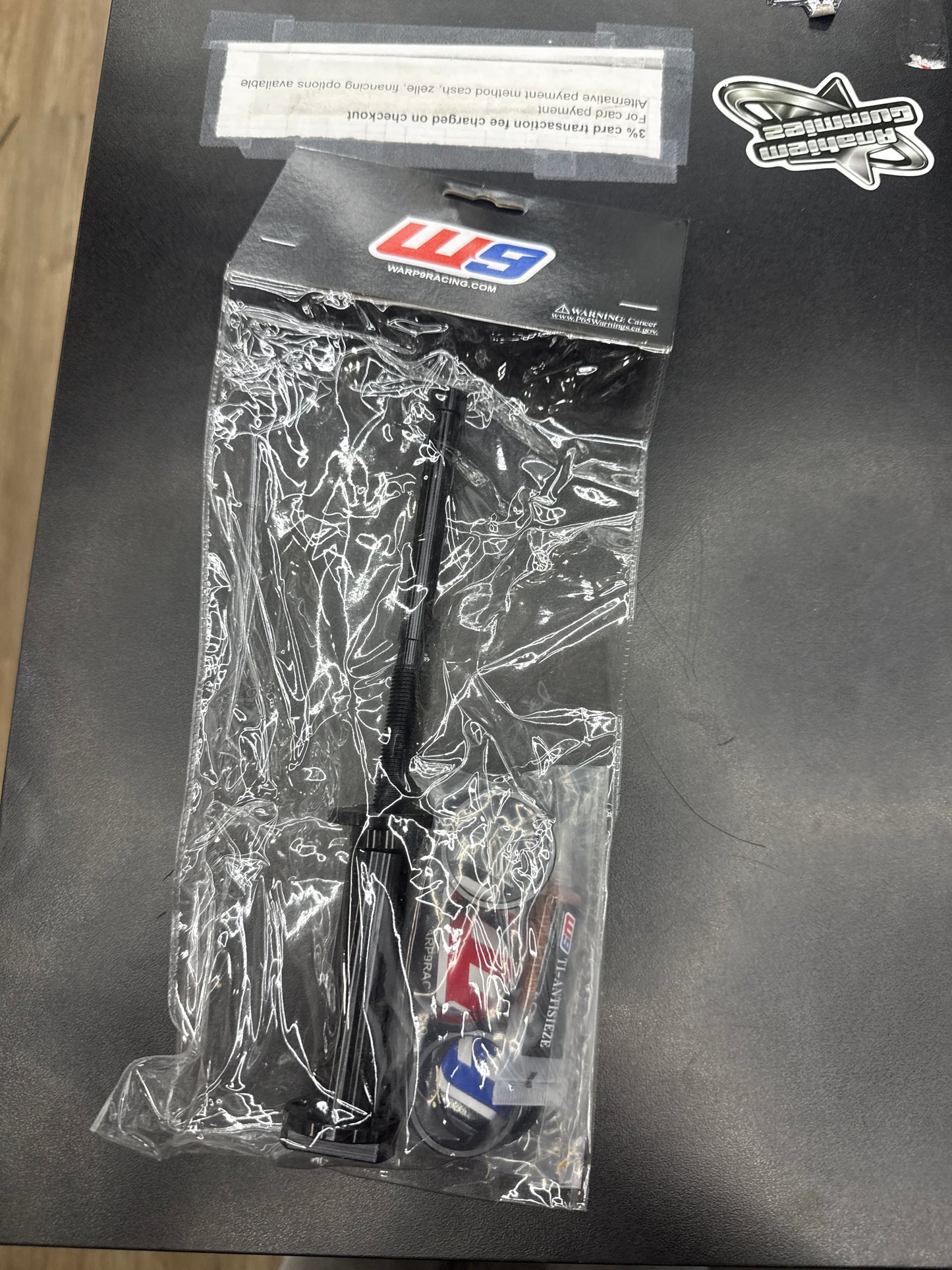 Warp 9 stem lock black