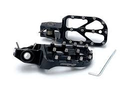 Warp9 E-Moto Elite Foot Pegs Black Compatible SURRON LT BEE