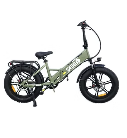 QBEAR F10 STEP-THRU FOLDABLE GREEN