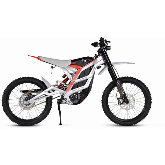 79 Falcon Pro Off Road Dirt Bike Silver Red