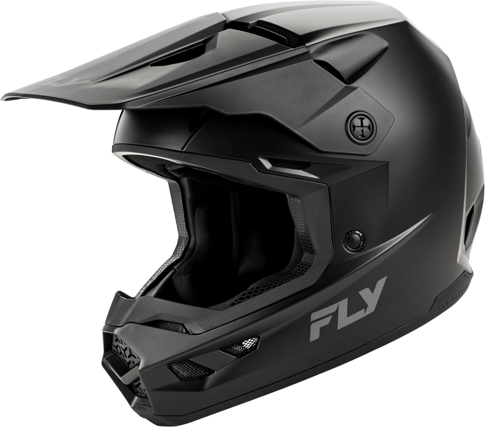 YOUTH KINETIC SOLID HELMET MATTE BLACK YL