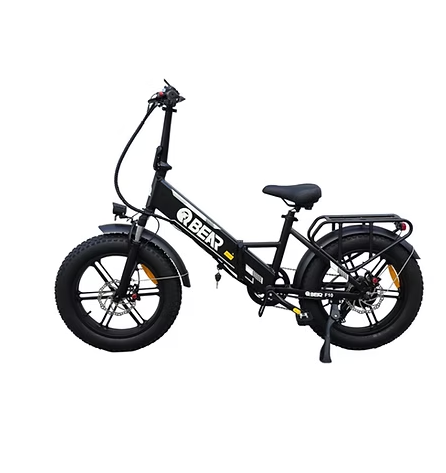 QBEAR F10 STEP-THRU FOLDABLE BLACK