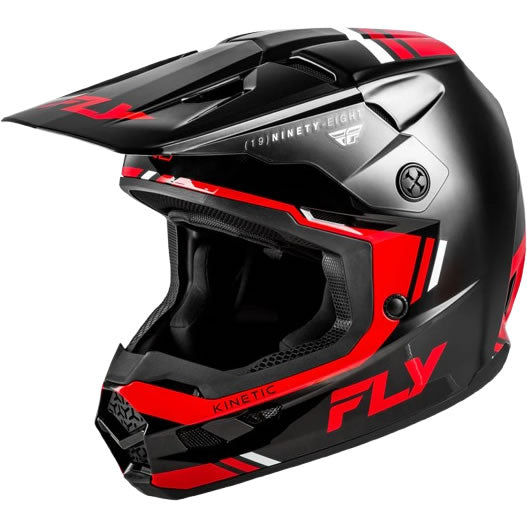 KINETIC VERDICT HELMET BLACK/RED/WHITE