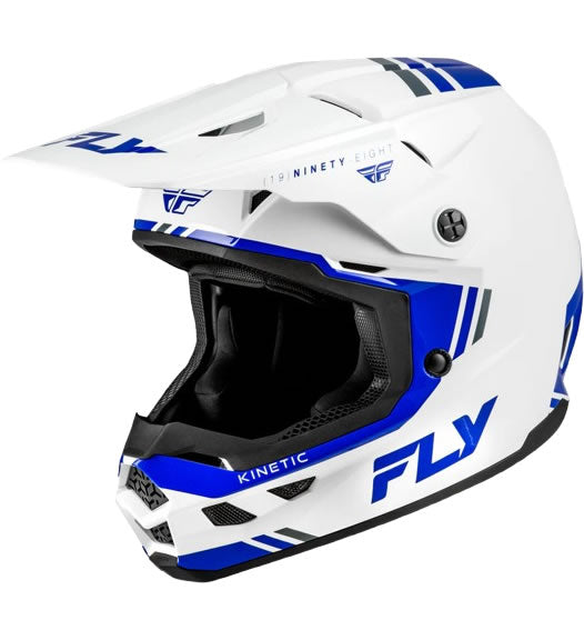 KINETIC VERDICT HELMET WHITE/BLUE/GREY