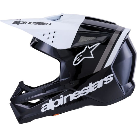 SM3 RADIUM HELMET BLK/WHT/GRY GLOSSY