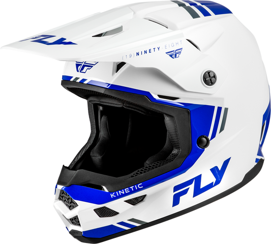 KINETIC VERDICT HELMET WHITE/BLUE/GREY