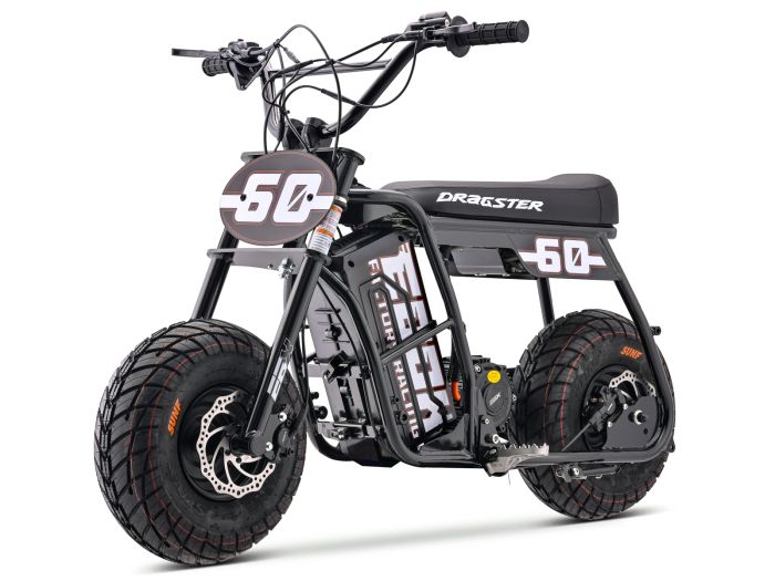 EBOX DRAGSTER EBX 60 R E-DIRT BIKE BLACK (USA)
