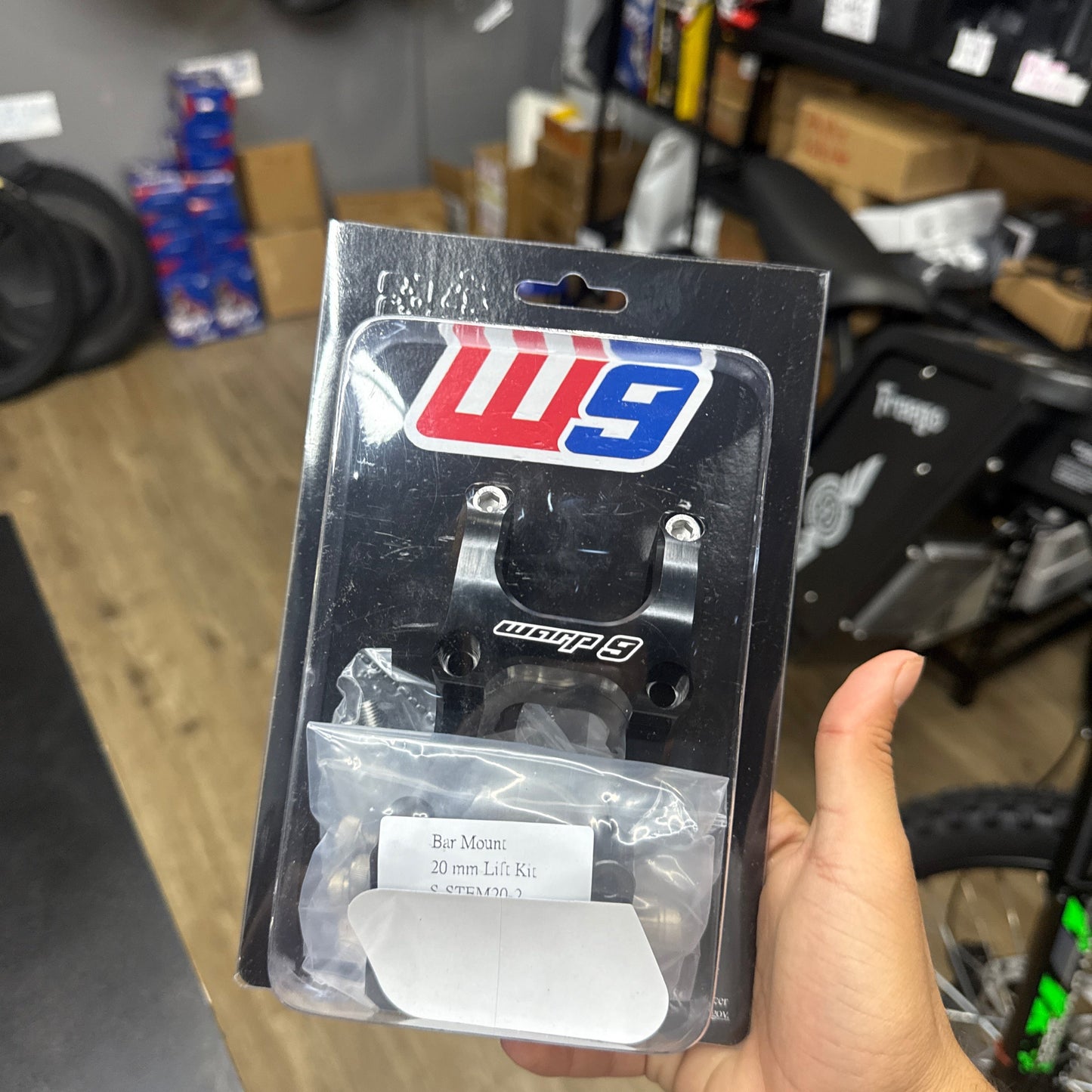 BAR MOUNT WARP 9 BLACK