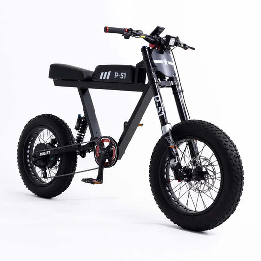 P-51 Bullet - Ebike Jet Black