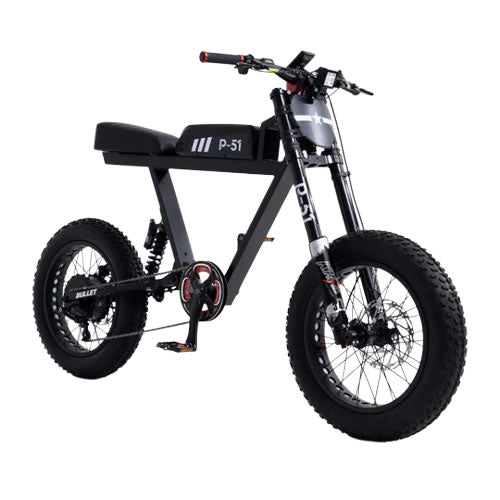 P-51 Bullet - Ebike Jet Black
