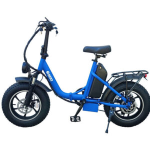 QBEAR CG3 BLUE STEP-THRU FOLDABLE WOMEN'S BIKE
