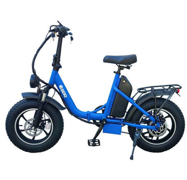 QBEAR CG3 BLUE STEP-THRU FOLDABLE WOMEN'S BIKE