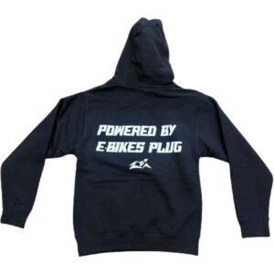 E-bikes plug Hoodie back